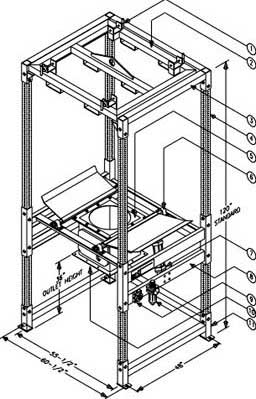 2500 lb capacity bulk bag unloader parts 2500 lb capacity bulk bag unloader parts