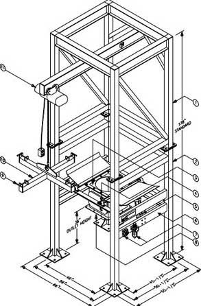 4000 lb capacity bulk bag unloader parts 4000 lb capacity bulk bag unloader parts