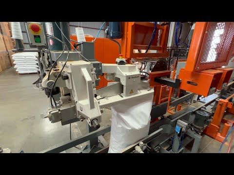 Automatic Bag Sewing Machine with Power Infeed