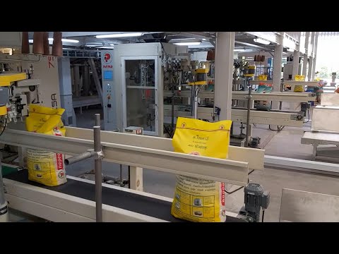 Automated Packaging System for Rice and Free-Flowing Grains | 25-50 lb Bags