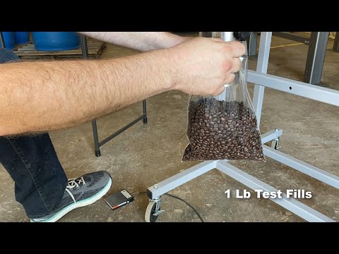 Coffee Bagging Machine Fills Large &amp; Small Bags &amp; Pouches