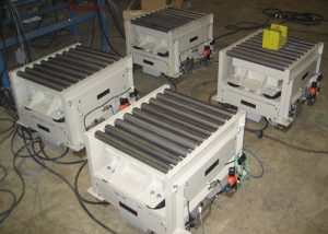 vibrating tables for powder compaction