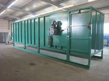 Metering Bunker and Storage System for Recycling Systems