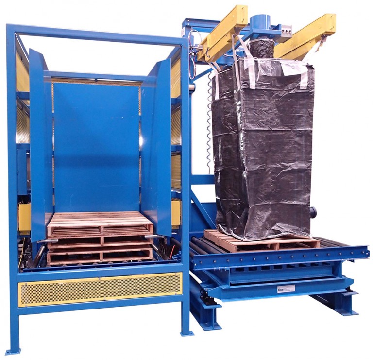 Bulk Bag Filling Equipment to fill one two ton bulk bags, FIBCs