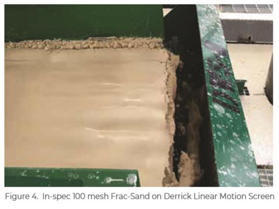 in-spec-100-mesh-frac-sand-on-derrick-linear-motion-screen