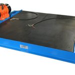 low profile flat deck vibrating table