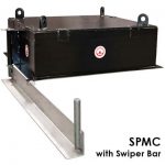 suspended permanent magnet - manual cleaning with swiper bar