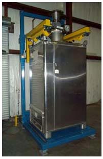 bulk bag filling machine with IBC bin adapter