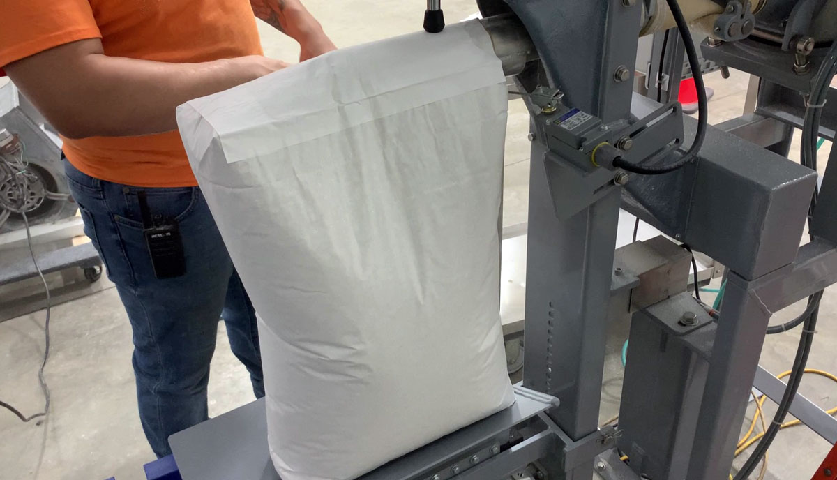 valve bagging equipment for granulated sugar