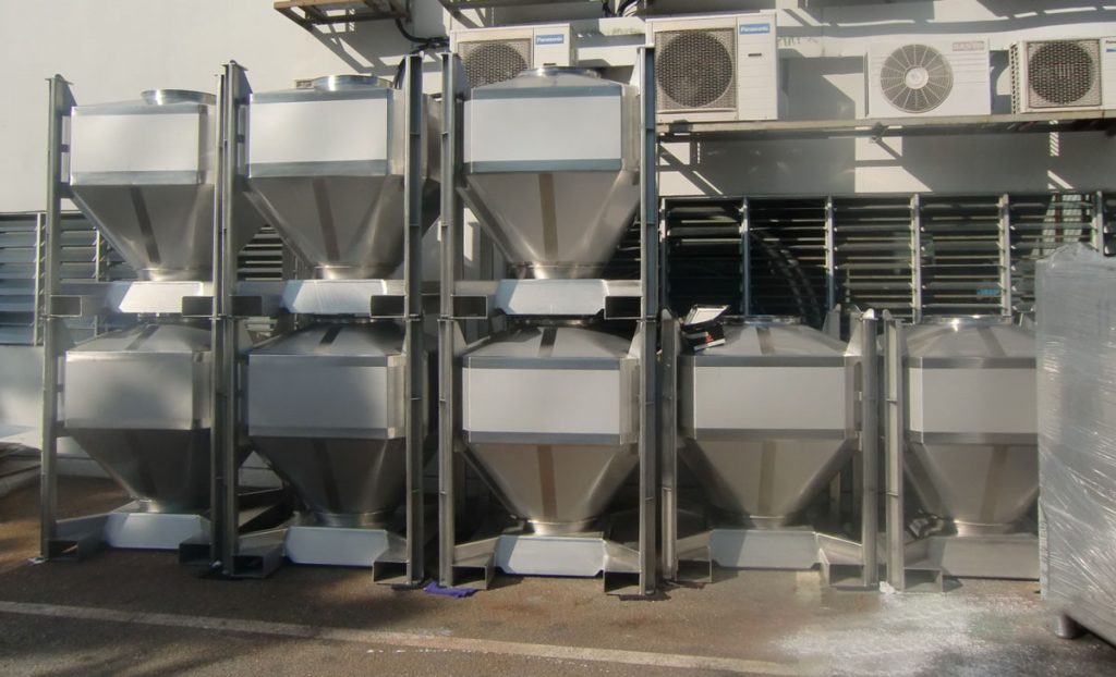 stackable stainless steel ibc