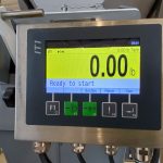 digital scale controller for gross weight bagger