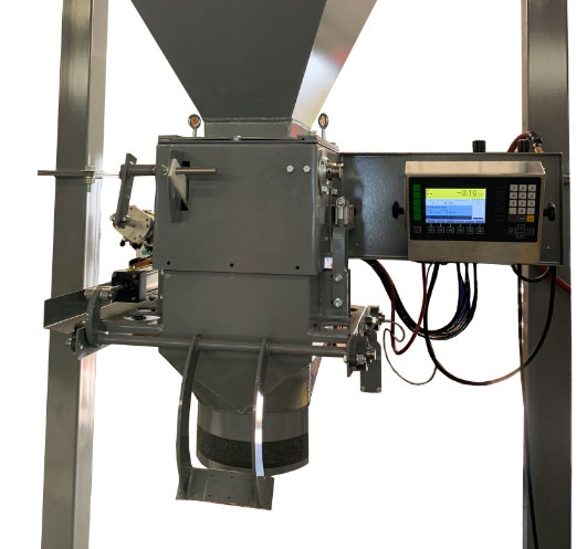 model 350 digitalplus open mouth bagging machine with bag clamp