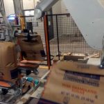 robotic valve bag placer 2 spouts paper valve bags of sugar