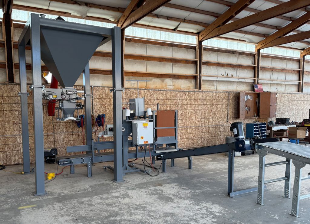 Front View of Bagging System