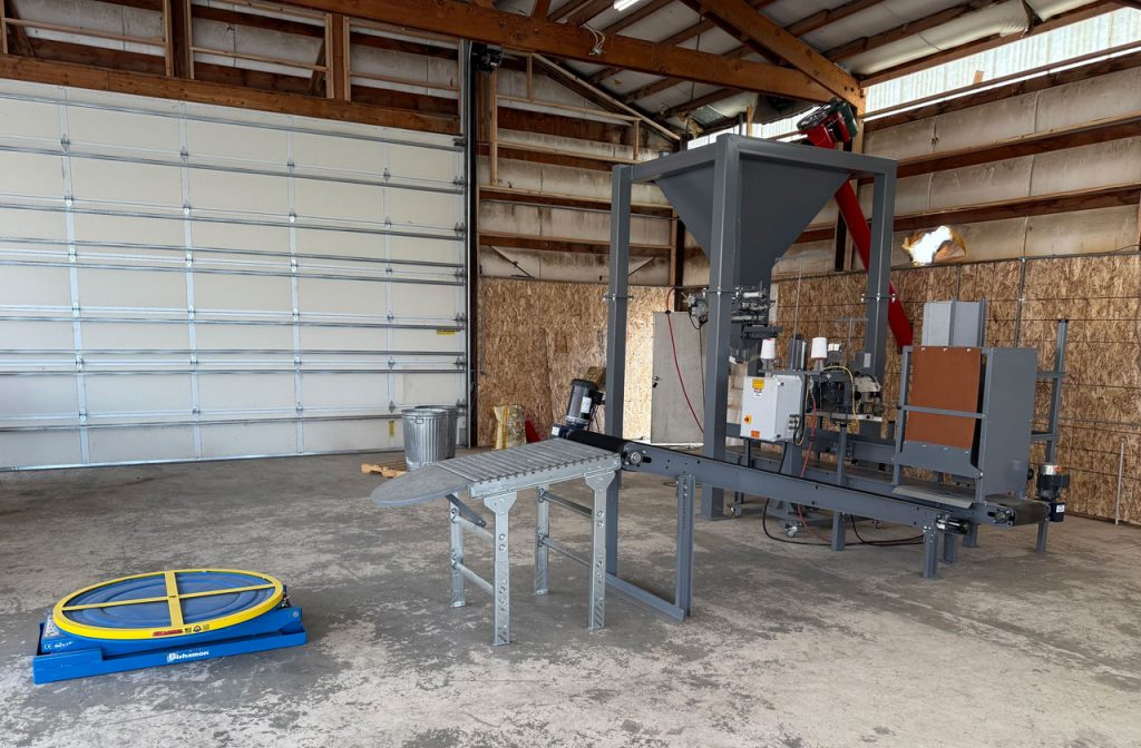 Side View of Bagging System