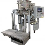 Industrial Auger Filler for 50 Pound Food Powders with Check Weigher