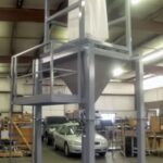 003 bulk bag above hopper and bagging scale