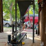 25 cubic foot hopper for bagging deer corn
