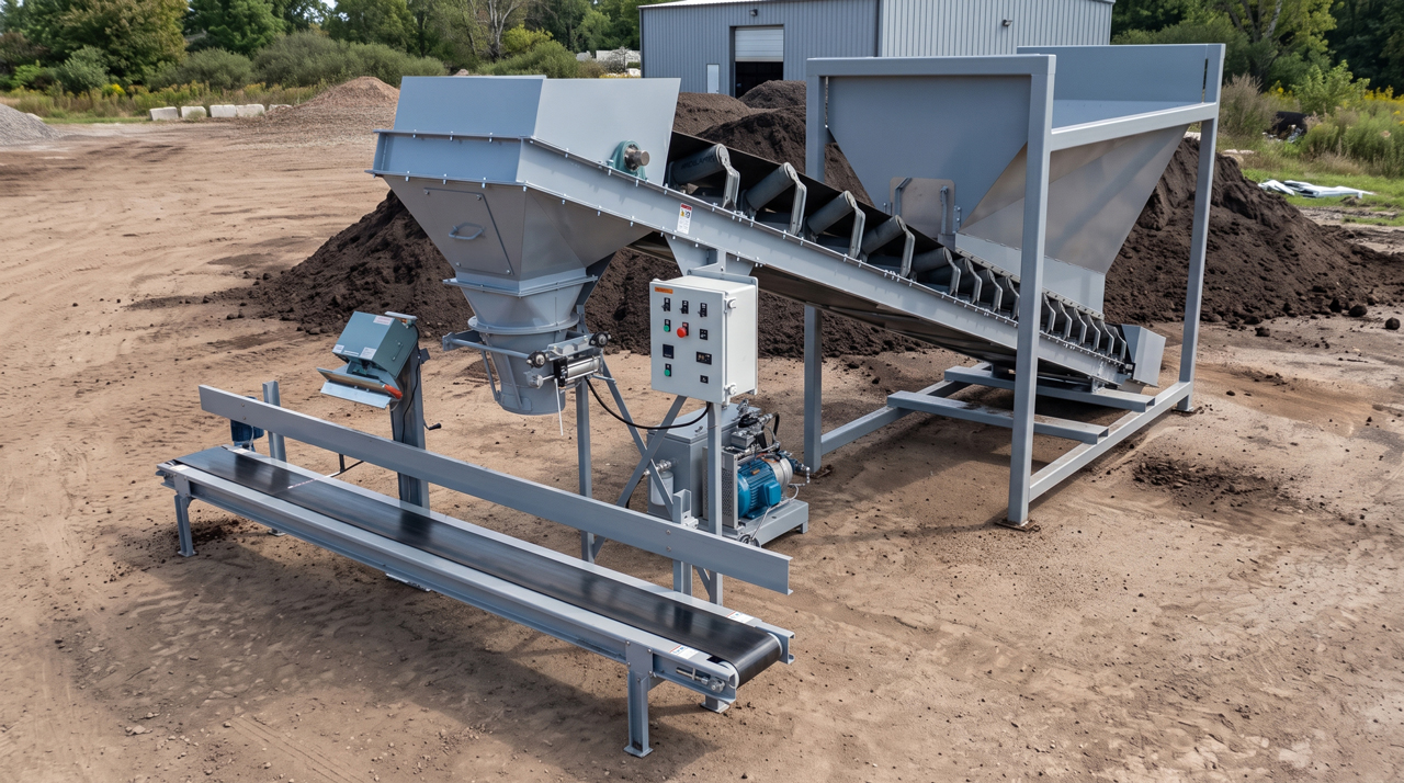 SCRS Bagging System for Soil, Compost, Rock and Sand