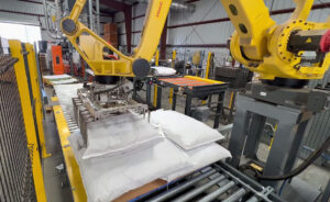 automatic bag palletizing